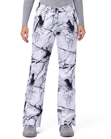 Women’s Outdoor Fleece Lined Ski Pants with Boot Gaiters: 8000mm W/P Index - 33,000ft